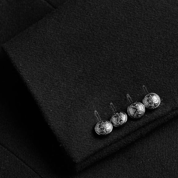 COPY - Double Breasted Wool-Blend Coat XS express women's jacket coat winter sw… - Picture 6 of 7